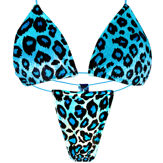 ACE Tieable Microkini: Kitten Velvet Blue