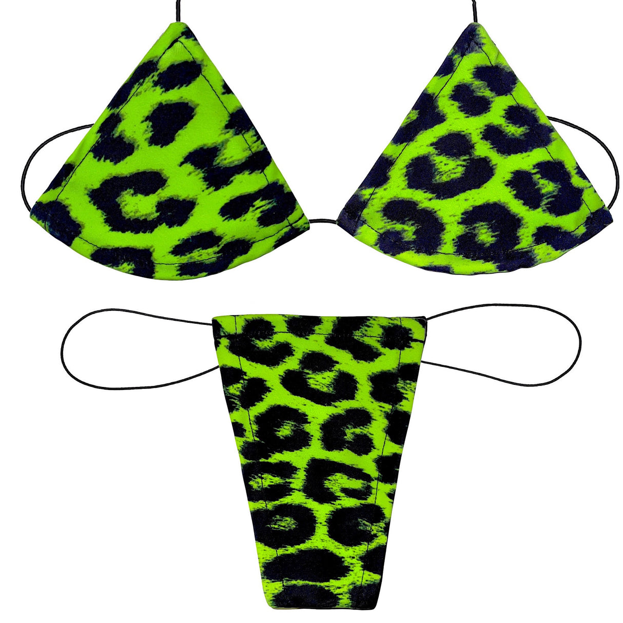 ACE Microkini Set: Leopard Lime Green