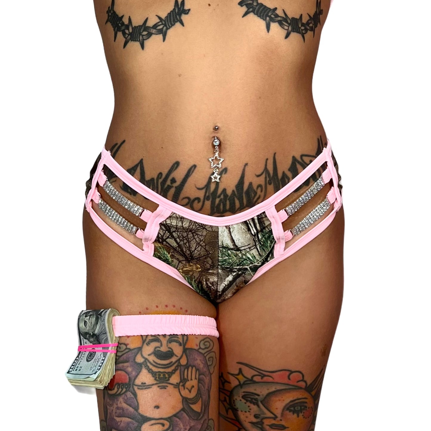 ACE Icy Shorts Set: Trailer Park Princess n' I'm Baby Pink