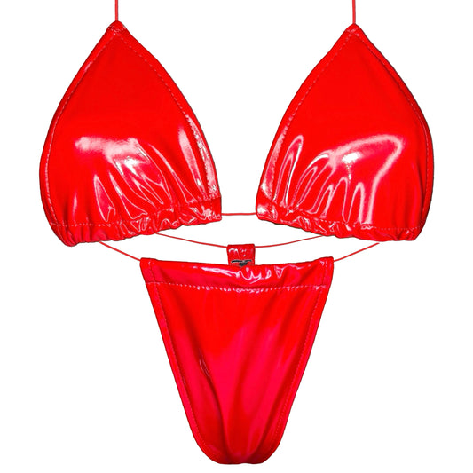 ACE Tieable Microkini: Latex Ring the Alarm Red