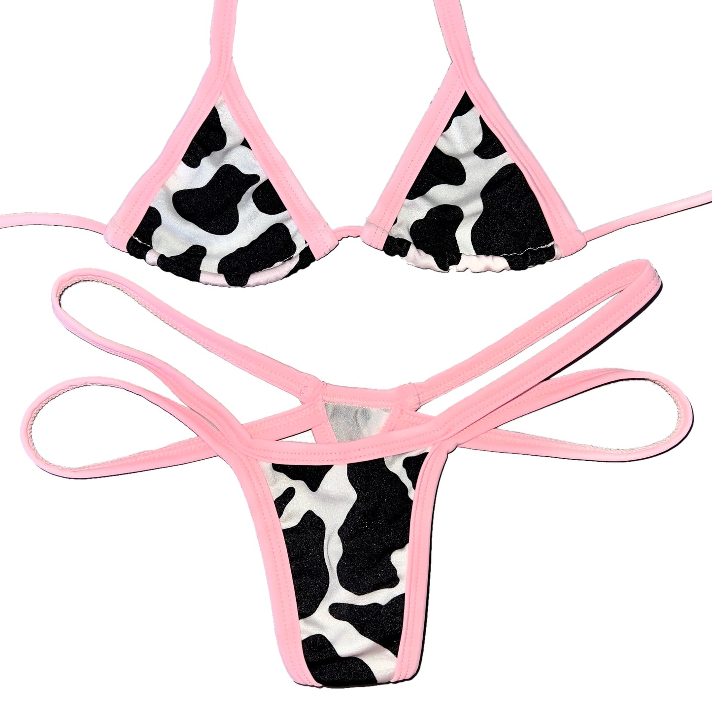 ACE Mini Tri Top: Cash Cow n' I'm Baby Pink