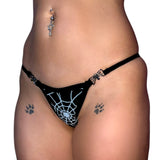 ACE Classic Y Back Thong: Spiderwebs Mesh