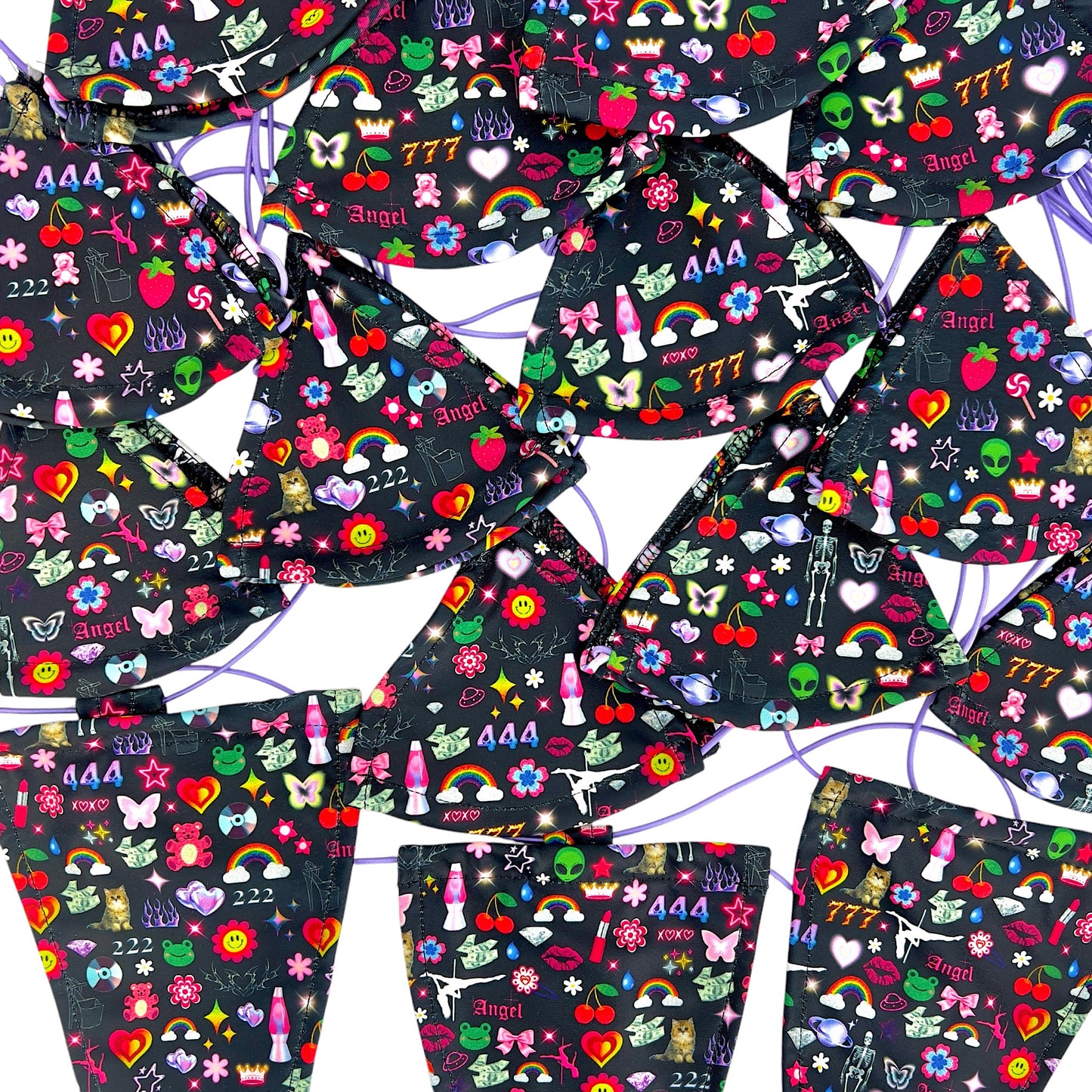 ACE Tieable Microkini: Sticker Collection