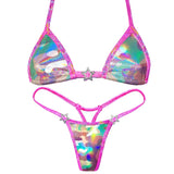 ACE Cyber Brat Set: Glossy Camo n' Halo Hot Pink