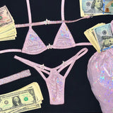 ACE Charm Tri Top: Halo Baby Pink