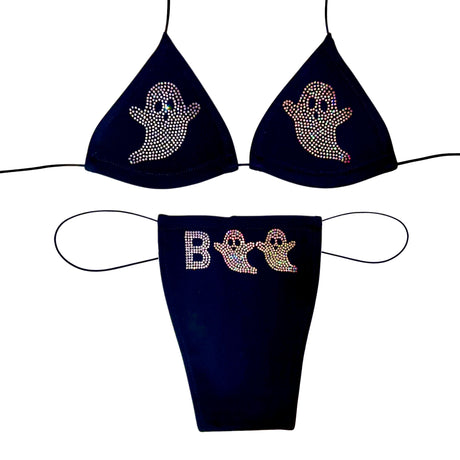 ACE Tieable Microkini: BOO! Diamond Ghosts