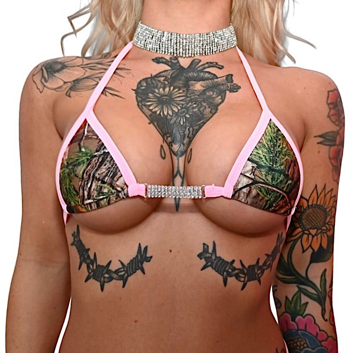ACE Pretty Privilege Tri Top: Trailer Park Princess w. I'm Baby Pink