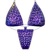Bedazzled Microkini: Leopard Purple