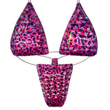 Bedazzled Microkini: Leopard Pink