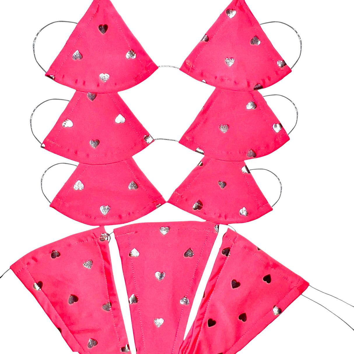 ACE Microkini Set: Love Notes Neon Coral Pink