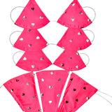ACE Microkini Set: Love Notes Neon Coral Pink