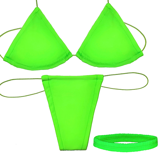 ACE Microkini Set + Classic Garter: Goals Neon Green