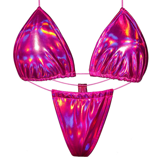 ACE Tieable Microkini: Liquid Pink