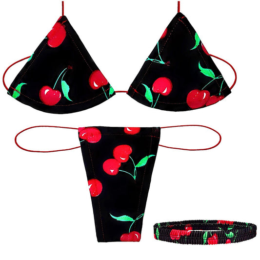 ACE Microkini Set + Classic Garter: Maraschino Cherries