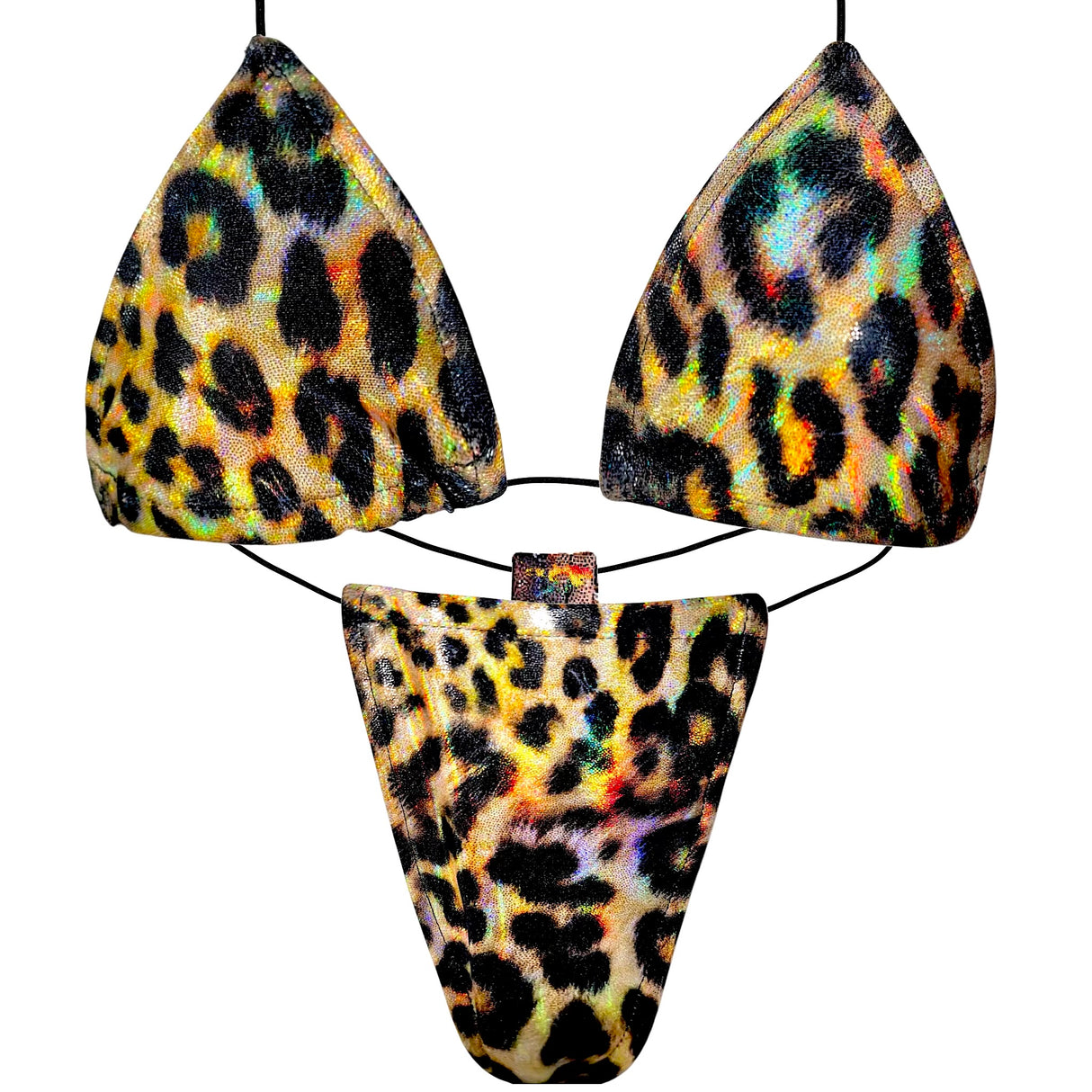 ACE Tieable Microkini: Glossy Leopard
