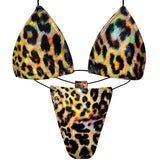 ACE Tieable Microkini: Glossy Leopard