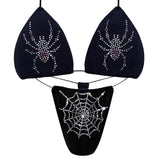ACE Tieable Microkini: Charlotte's Web Diamond Spiders