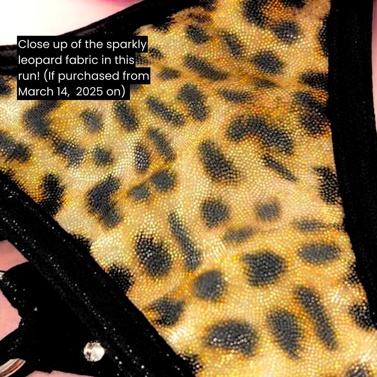 Cake n’ Eat It Too 4 Piece Set: Sparkly Leopard n' Black