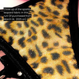 Cake n’ Eat It Too 4 Piece Set: Sparkly Leopard n' Black