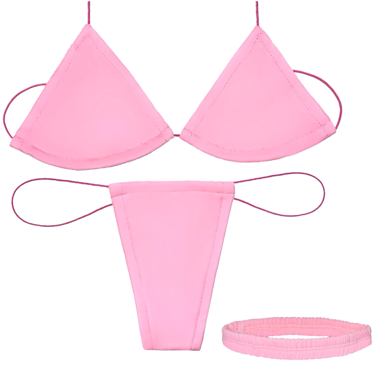 ACE Microkini Set + Classic Garter: I'm Baby Pink