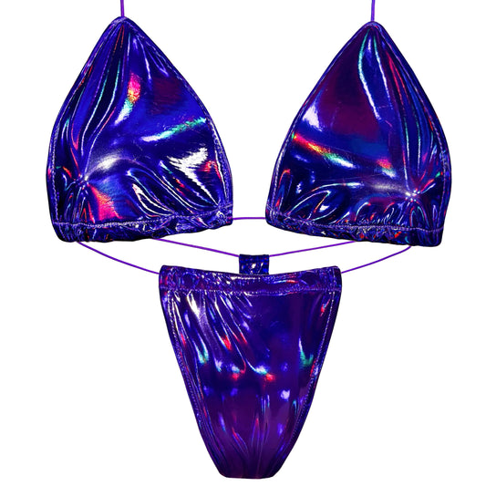 ACE Tieable Microkini: Liquid Purple