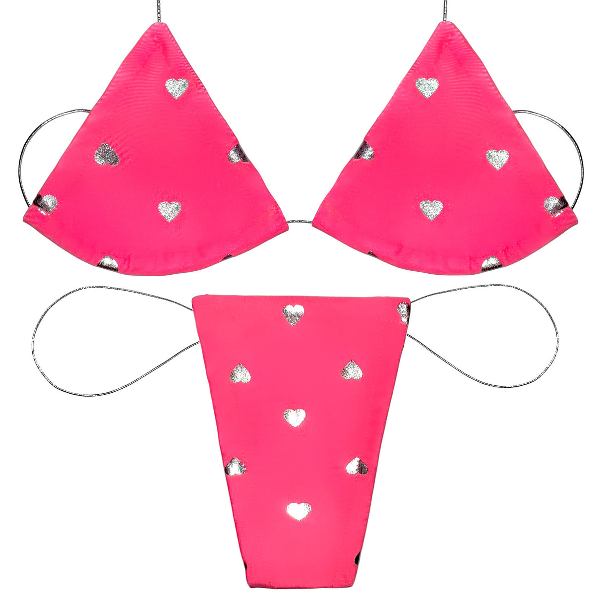 ACE Microkini Set: Love Notes Neon Coral Pink
