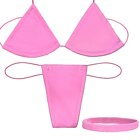 ACE Microkini Set + Classic Garter: Pink Sugar