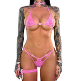 ACE Siren V Back Thong: Halo Hot Pink
