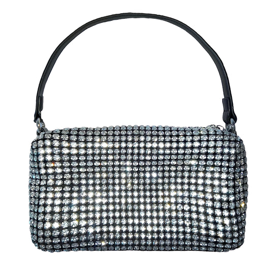 The Perfect Sparkly Floor Purse: Clear Diamonds