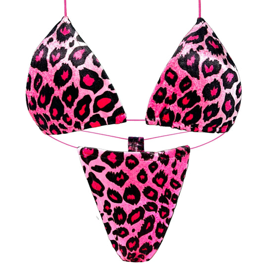 ACE Tieable Microkini: Kitten Velvet Pink