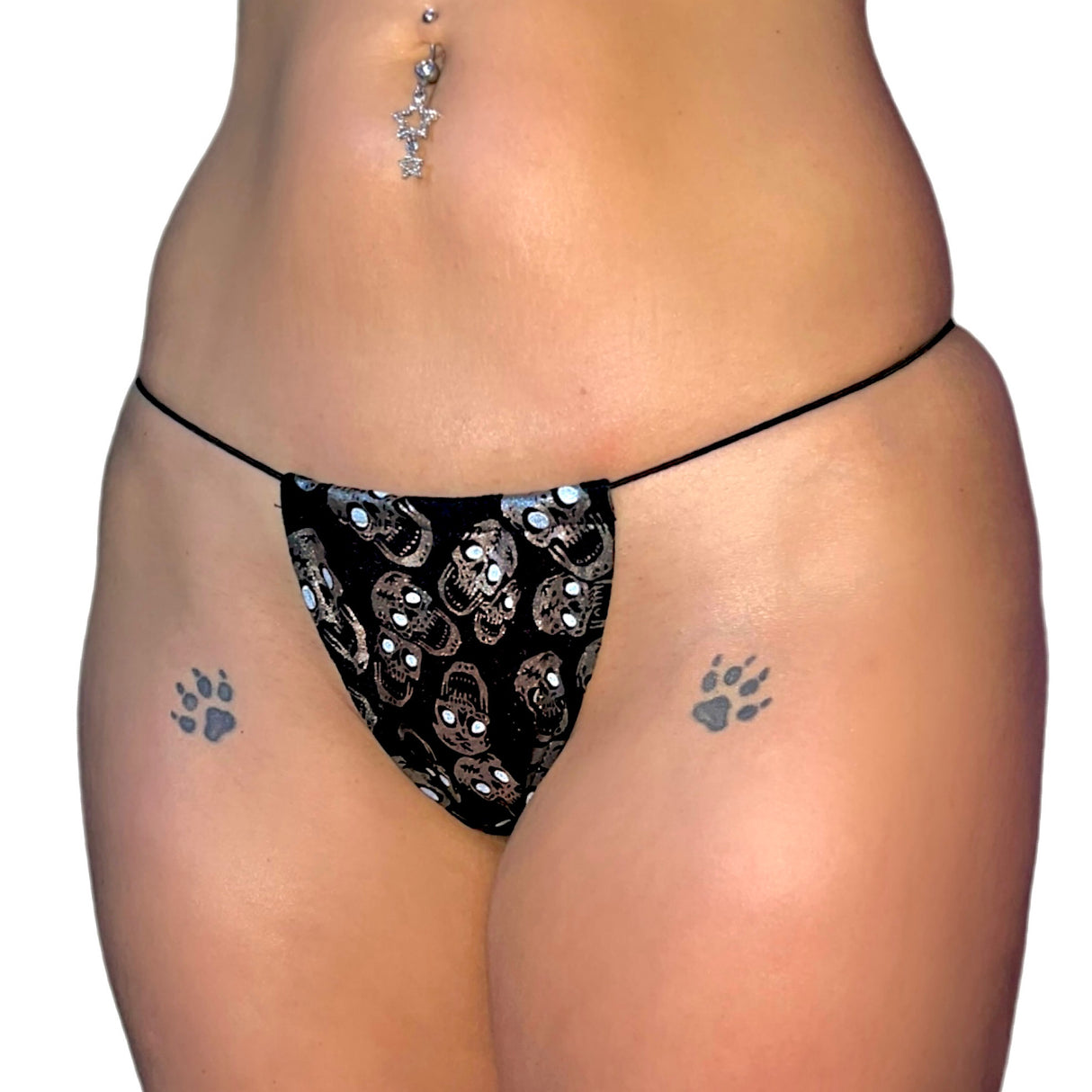 ACE Tieable Microkini: Skulls Gunmetal