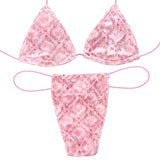 ACE Tieable Microkini: Everybody's Crush Velvet Hearts CLOSEOUT