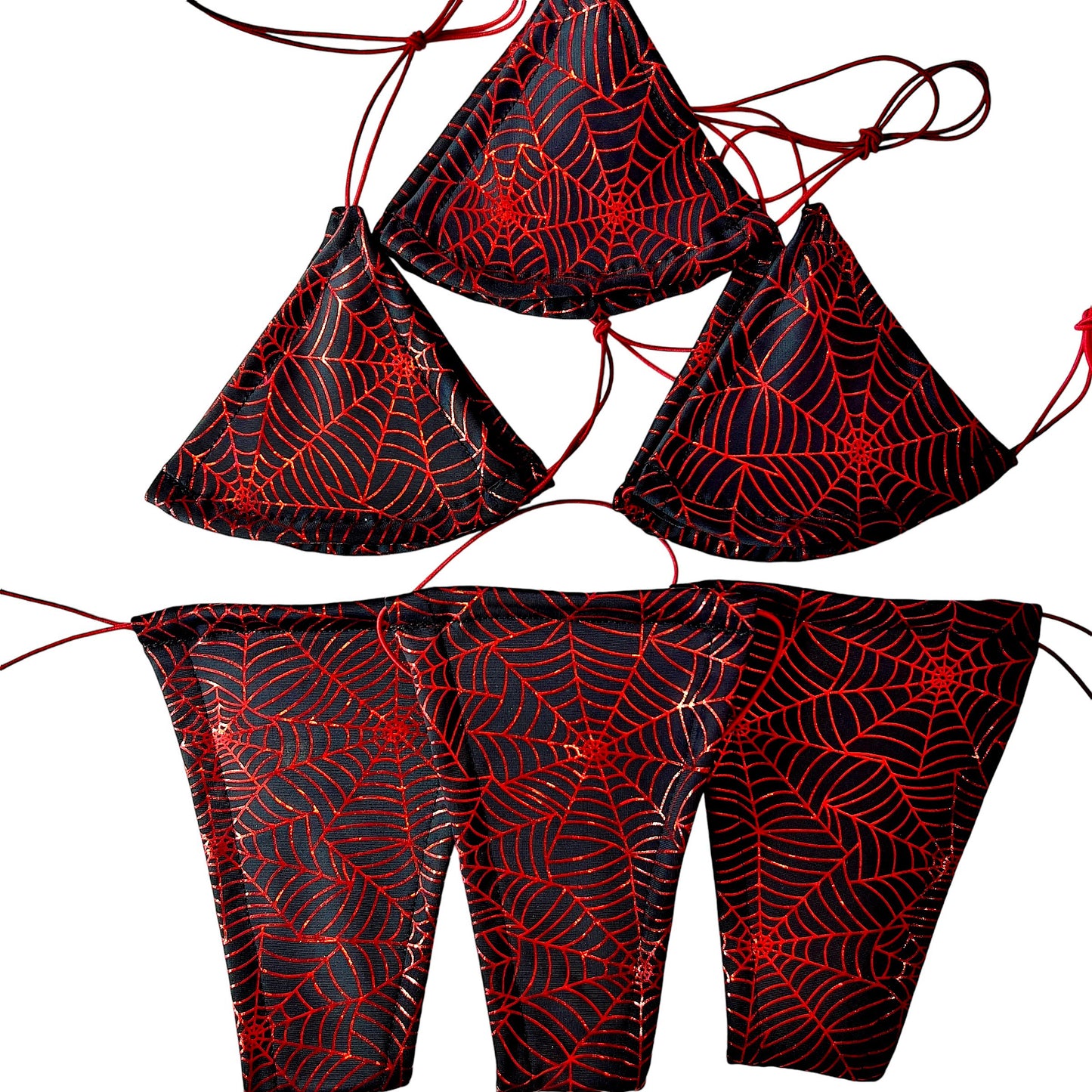 ACE Microkini Set: Spider Webs Holo Red