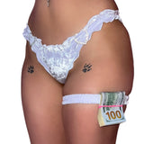 ACE "That's Princess 2 U" Thong: Velvet White