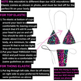 Bedazzled Microkini: Lace n' Bows Lilac