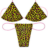 ACE Microkini Set: Lil' Leopard Neon Yellow & Pink