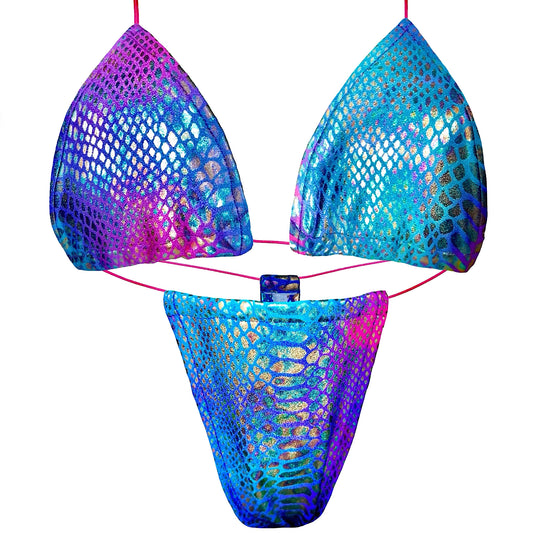 ACE Tieable Microkini: Cotton Candy Snakeskin