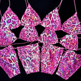 ACE Tieable Microkini: Glossy Leopard Pink