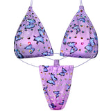 Bedazzled Microkini: Lilac Butterflies