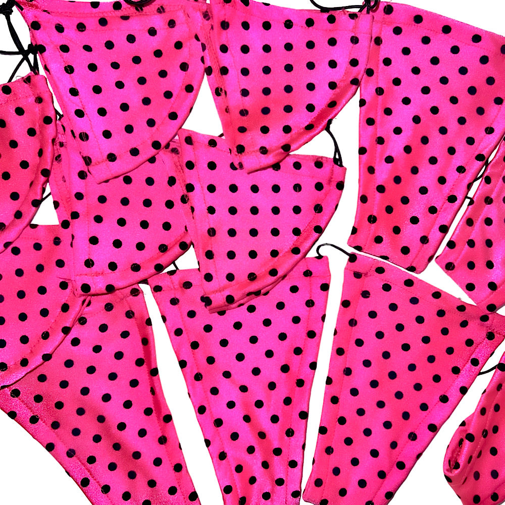 ACE Microkini Set: Polka Dots on Pink