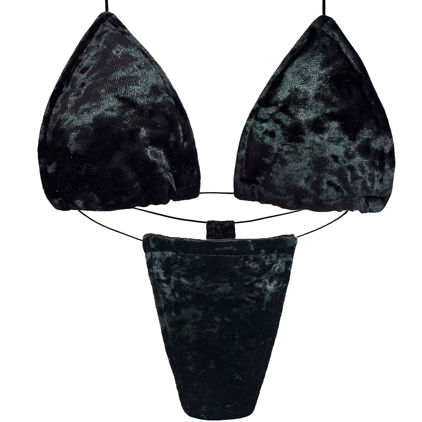 ACE Tieable Microkini: Velvet Crush Black