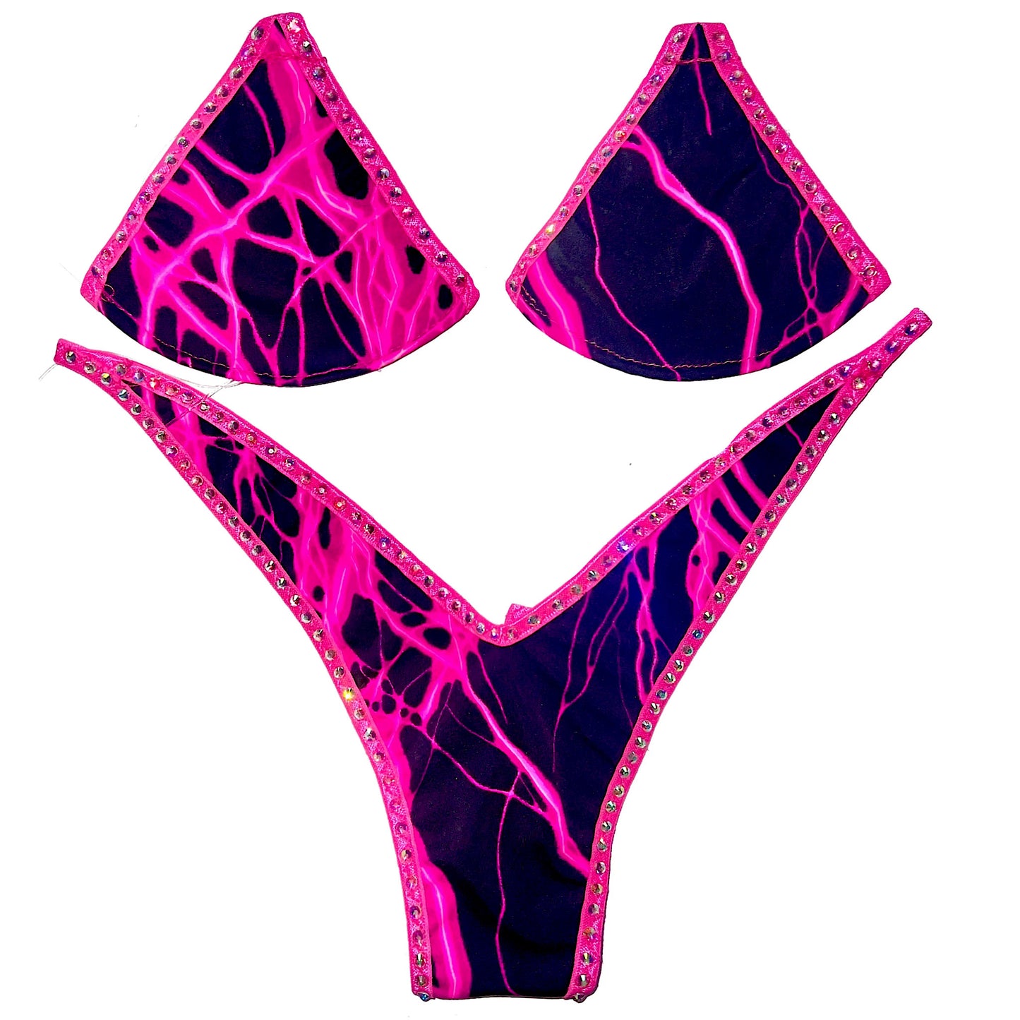 ACE Barely There Dip It Low Set: It's Electric Pink w. Diamond Trim