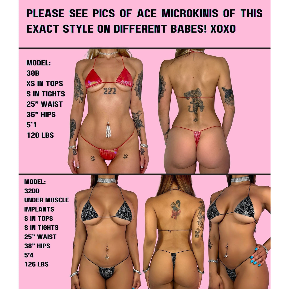 ACE Microkini Set: Leopard Pink