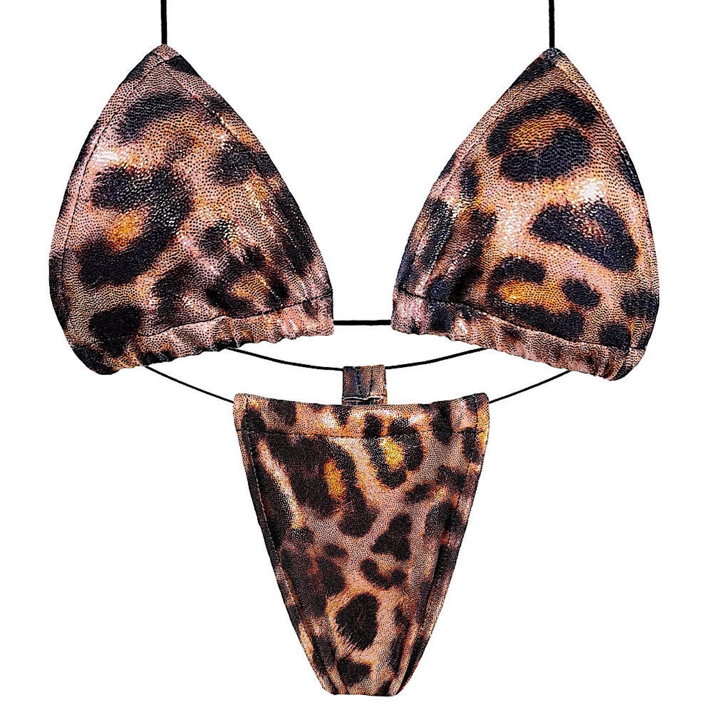 ACE Tieable Microkini: Glossy Leopard