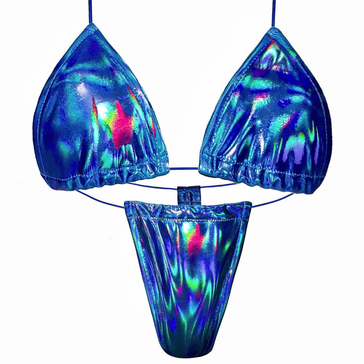 ACE Tieable Microkini: Liquid Royal Blue