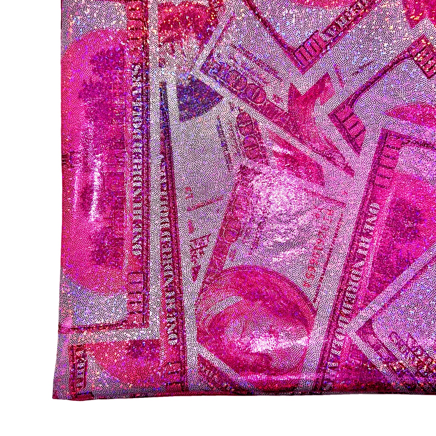 ACE Money Bag: HU$TLER Sparkly Money Pink