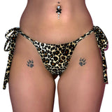 ACE Micro Bandeau Side Tie Set: Kitten Velvet