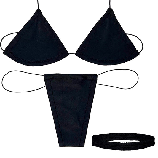 ACE Microkini Set + Classic Garter: Demon Time Black