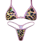 ACE Cyber Girl Set: Glossy Leopard n' Halo Baby Pink