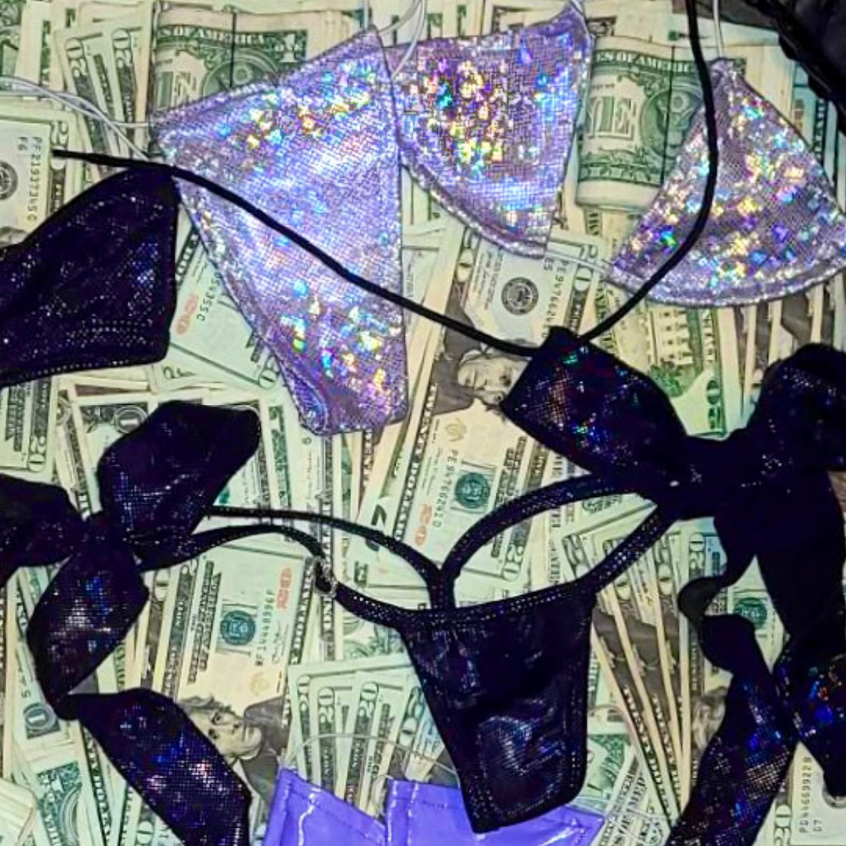 ACE Tieable Microkini: Halo Lavender